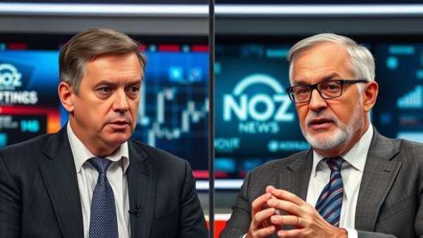 Serious discussion between two men in a news setting, US Iran direct communication.