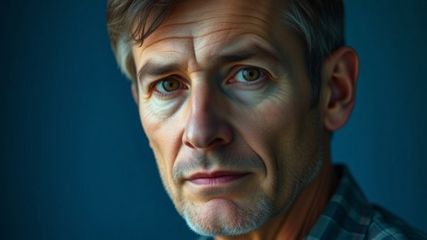 Middle-aged man discussing health effects of eating four eggs every day