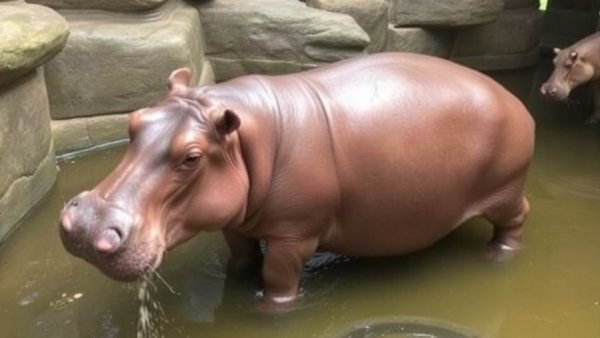 Man arrested after climbing into pygmy hippo Moo Deng's enclosure at Thai zoo
