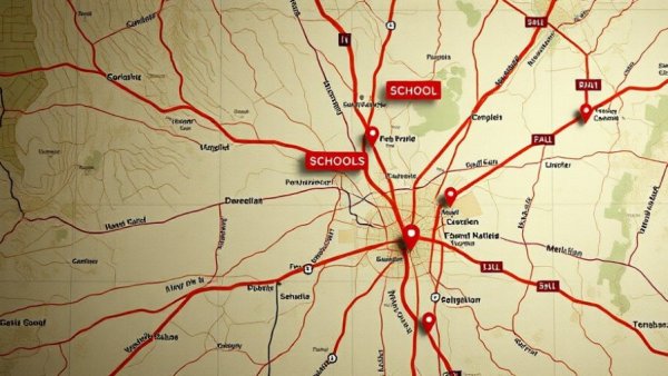 Houston school safety changes map highlighting local schools.