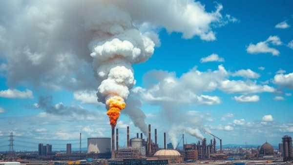 Iran retaliation against Qatar gas hub: smoke and flames at site.