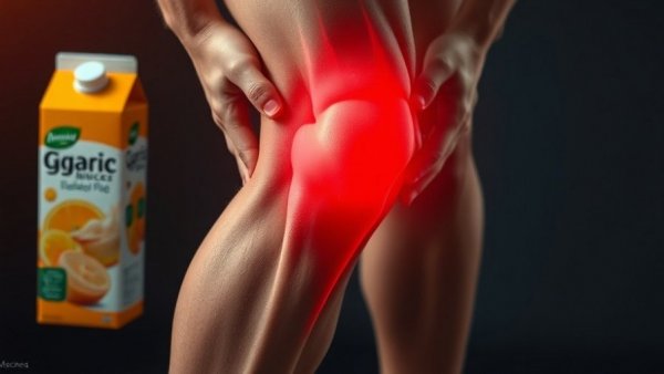 Graphic illustration warning about joint health for seniors.