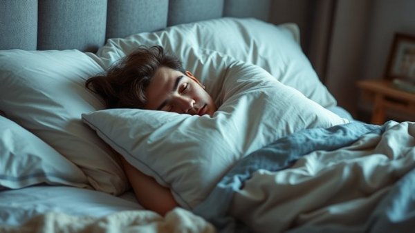 Person in bed with face covered, suggesting lack of ambition.