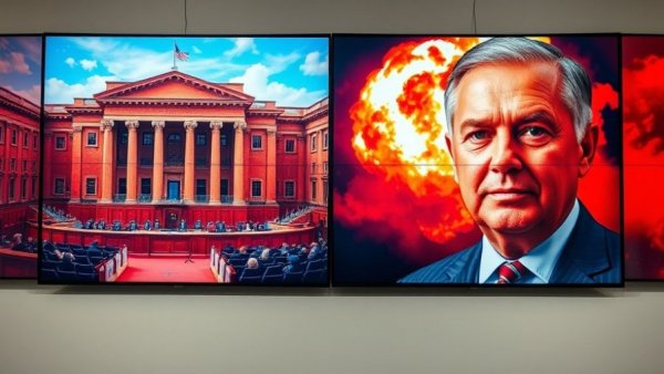 SAVE America Act news: Vibrant split screen of chamber, explosion, man