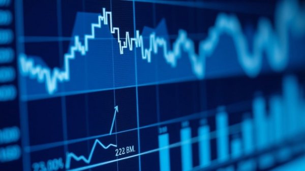 Economic chart showing Ohio unemployment claims increase, close-up view.