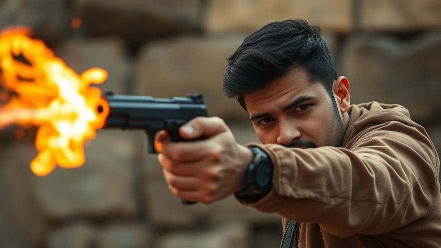 Houston news shooting scene with police officers responding at night.