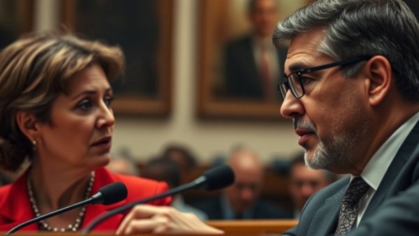 Intense debate scene on Section 230 liability shield.