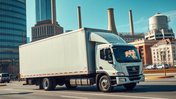 Texas population growth impact on mobility depicted with delivery truck in Austin.