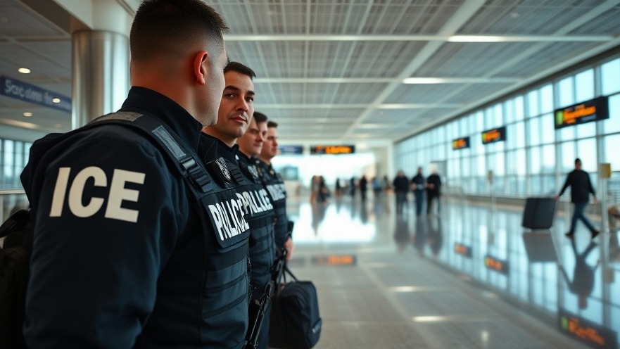 Detailed view of uniformed agents at US airport security.