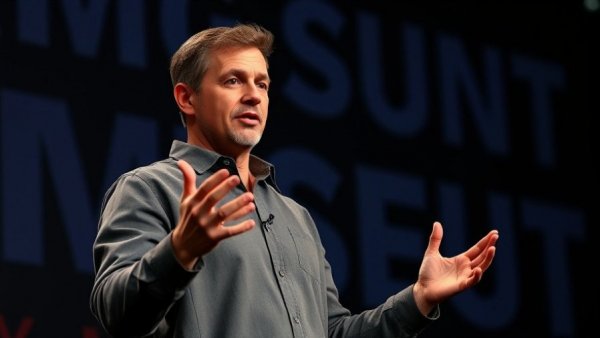 Texas Senate nominee James Talarico passionately speaking on stage