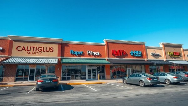 Shopping center view related to Adelmo's Ristorante relocation Dallas.