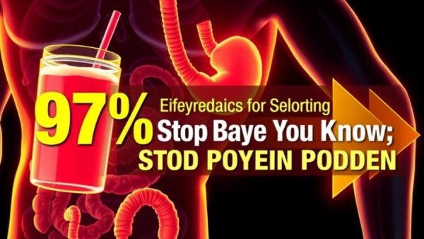 Healthy aging nutrition tips with protein powder and digestion.