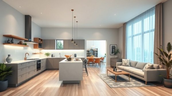 Modern living room illustrating phantom power savings with cost labels.