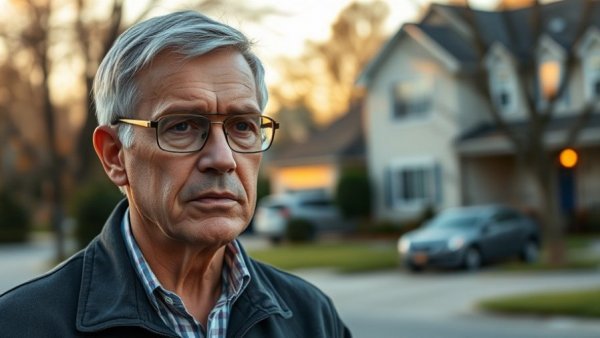 Breaking news report on Houston news shooting with man outdoors.