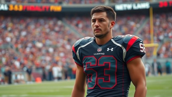 Barret Robbins mental health, football player in #63 jersey on field.