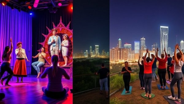 Houston entertainment guide showcasing weekday events.