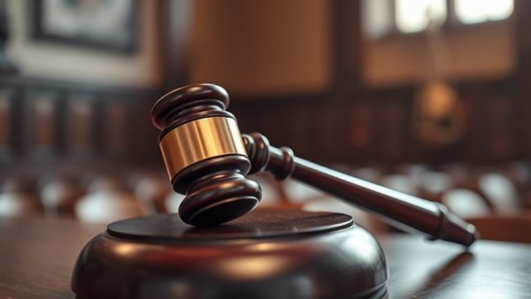 Gavel illustrating former chief deputy corruption charges, close-up.