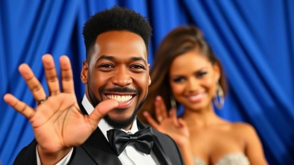 Nick Cannon supports Trump at an event alongside stylish figures.