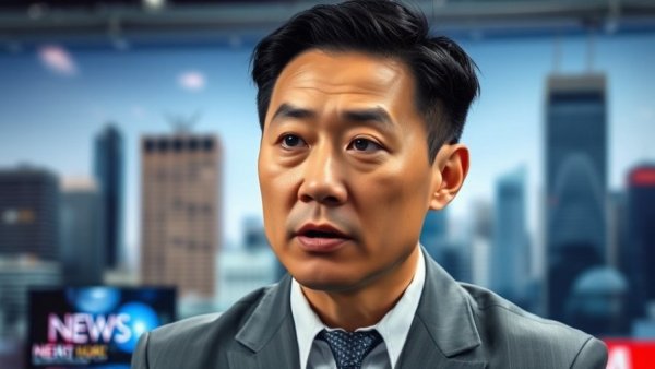 US-Iran negotiations Pakistan discussion with a serious-looking man in a studio.