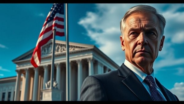 Supreme Court facade and unidentified man, birthright citizenship Supreme Court.