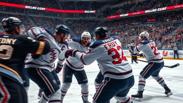 Breaking news charity hockey game turns into brawl