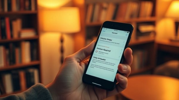 Smartphone displaying potential phishing event on calendar in home setting.