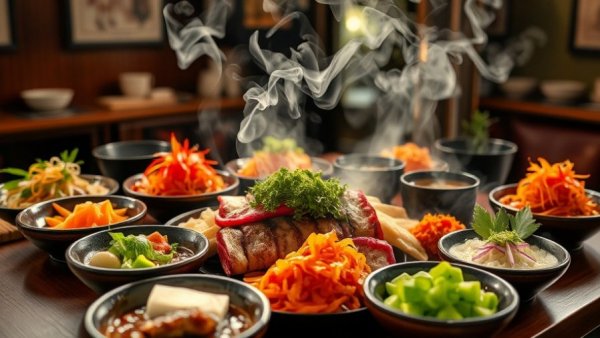 Hara Hachi Bu Eating Habit depicted in a vibrant Japanese meal.