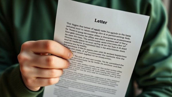 Person holding a letter in a casual setting, relates to San Antonio news today.