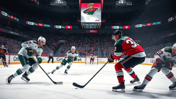 Wild vs Senators April 4 2026 highlights, intense hockey match image.
