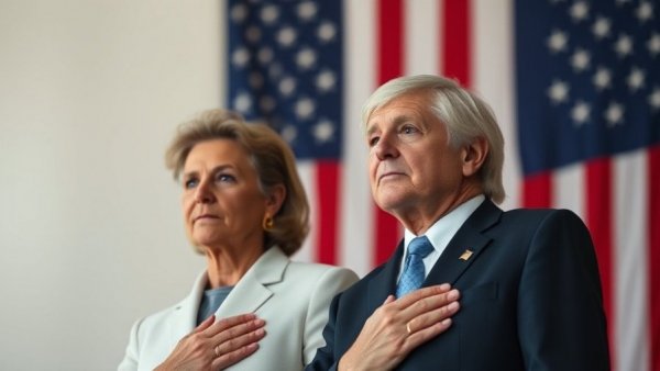 U.S. Airman Rescued from Iran: ceremony with saluting individuals in front of flag.