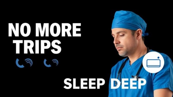 Graphic on how to improve sleep in elderly, with person pointing at toilet symbol.