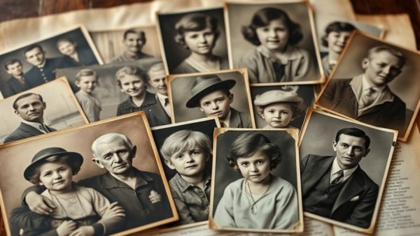 Historical family photographs depicting regime change in Iran.