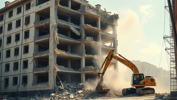 Destruction from Israel Hezbollah conflict news showing building rubble.
