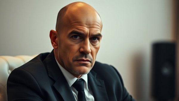 AI tech war in U.S. markets discussed by a serious man on TV.