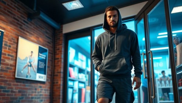 Security footage showing a young man leaving a store in a hoodie, austin police department news.