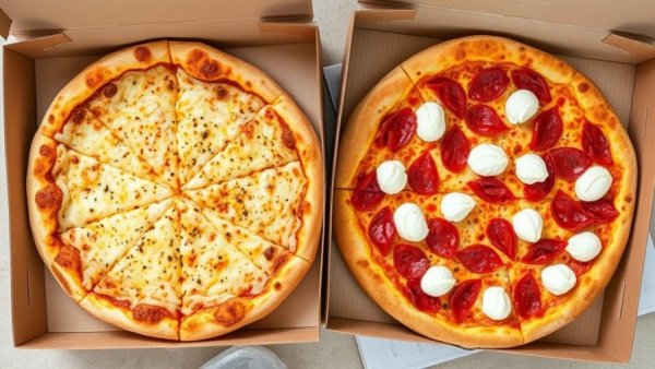 Two pizzas showcasing Austin pizza scene variety