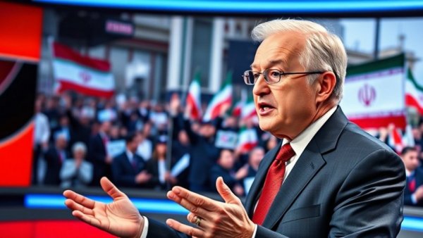 Lindsey Graham discussing Iran's nuclear threat on news channel.