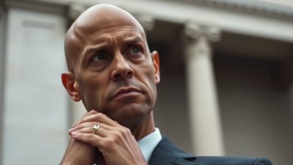 US national security discussion in government setting, contemplative man.