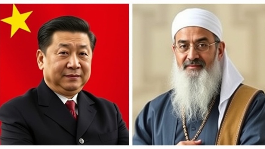 US news coverage of China arms to Iran, featuring two world leaders.