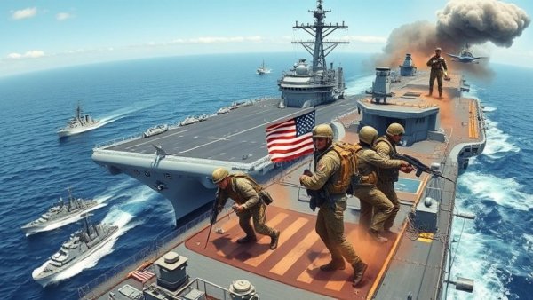 U.S. naval operations in the Strait of Hormuz.