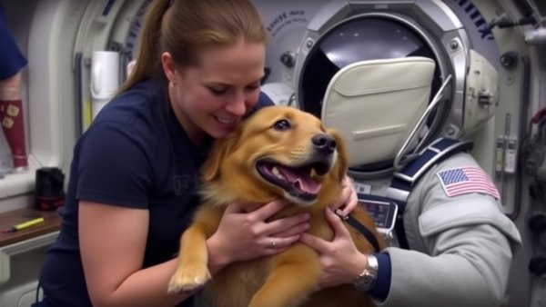 Heartwarming video shows Artemis II astronaut Christina Koch reuniting with her dog