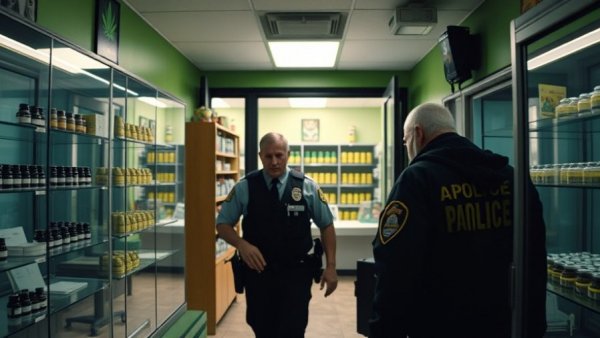 DPS raid footage of officer entering south Austin dispensary