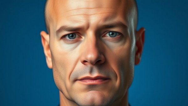 Headshot of a serious bald man related to Houston news.