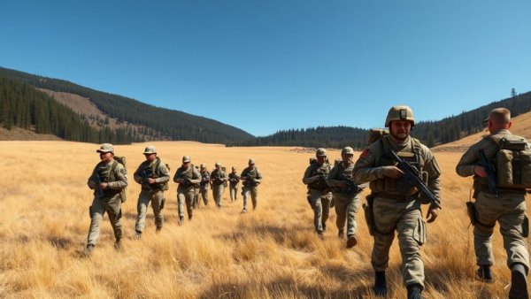 Air Force Academy cadets during CULEX training in a field.