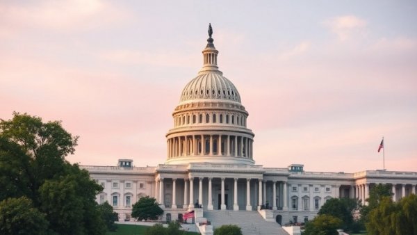 Stately US Capitol building symbolizing Americans’ rights protection against foreign influence.