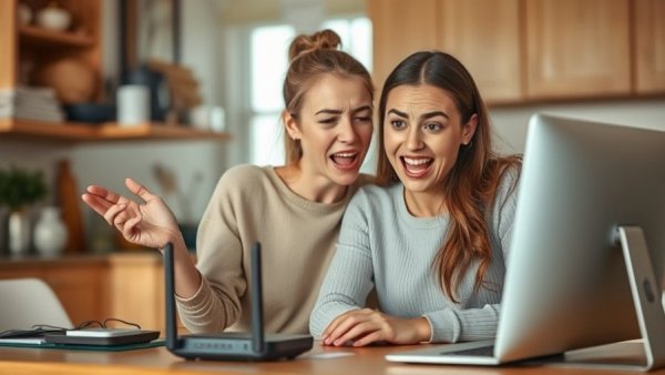 Contrasting emotions with technology in Dallas kitchen.