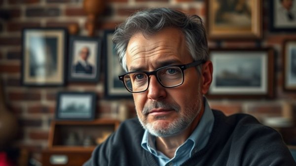 Mature man in studio discussing just war theory on Fox News.