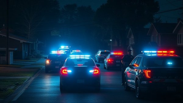 San Antonio news shooting at night with police presence.