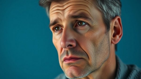 Pensive middle-aged man contemplating in courtroom, related to Seventh Amendment legal claims.