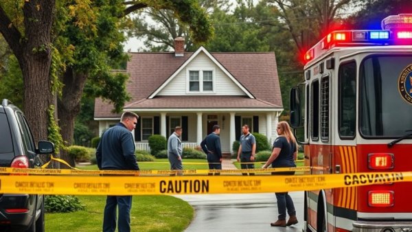 Emergency responders at suburban home in San Antonio